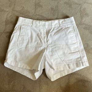 J Crew white cotton shorts size 2